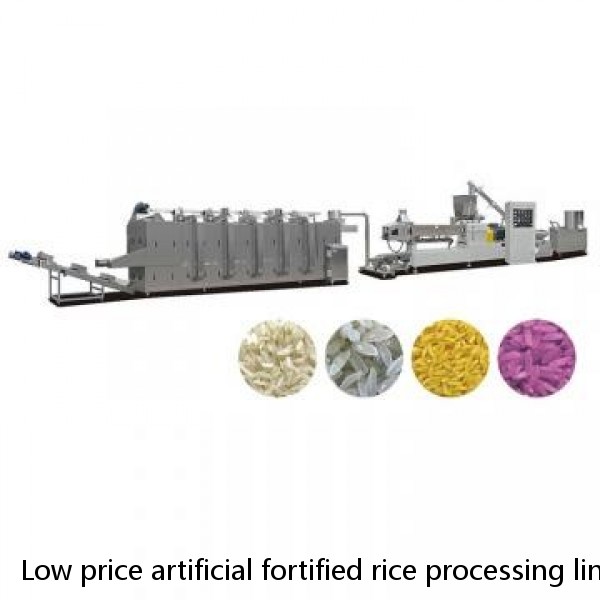 Low price artificial fortified rice processing line fortified rice making machine